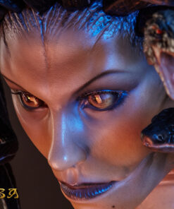 Alternative view of MEDUSA 1:1 SCALE BUST