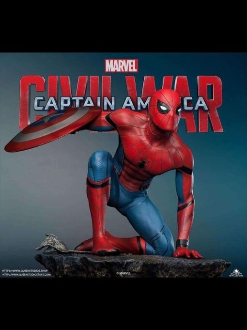 MARVEL Spider-Man 1/4 Scale Captain America: Civil War Statue PREMIUM EDITION - Image 15