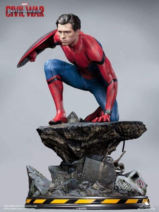 MARVEL Spider-Man 1/4 Scale Captain America: Civil War Statue PREMIUM EDITION - Image 8
