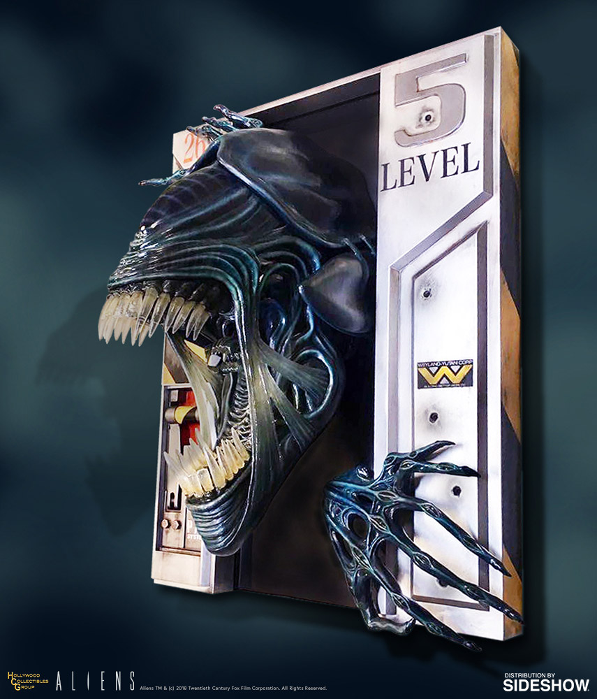 Aliens: Alien Queen Life-Size Wall Sculpture Exclusive Edition - Hollywood Collectibles Group - Image 6