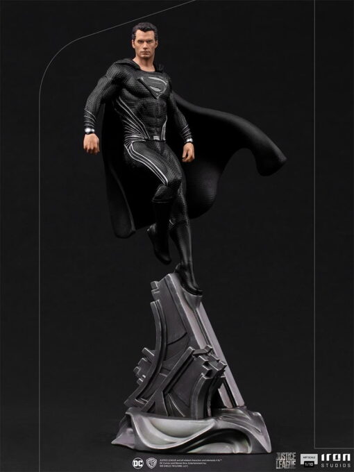 Superman Black Suit Art Scale 1/10 – Zack Snyder’s Justice League By Iron Studios - Image 3