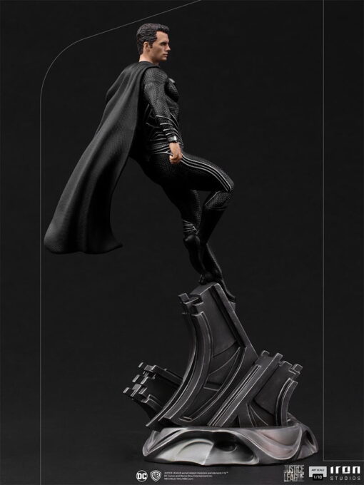 Superman Black Suit Art Scale 1/10 – Zack Snyder’s Justice League By Iron Studios - Image 4