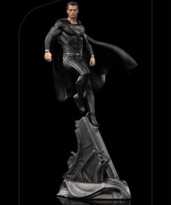 Superman Black Suit Art Scale 1/10 – Zack Snyder’s Justice League By Iron Studios - Image 10