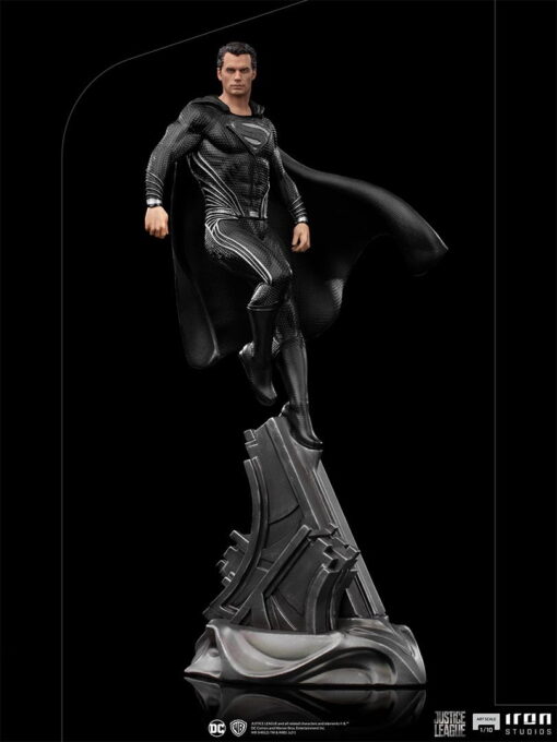 Superman Black Suit Art Scale 1/10 – Zack Snyder’s Justice League By Iron Studios - Image 10