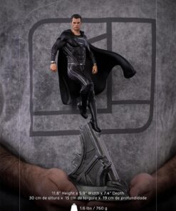 Superman Black Suit Art Scale 1/10 – Zack Snyder’s Justice League By Iron Studios - Image 2
