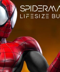 Alternative view of LIMITED EDITION SPIDERMAN BLACK/RED 1:1 LIFESIZE BUST BY QUEEN STUDIOS