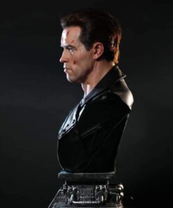 TERMINATOR 2 JUDGMENT DAY 3D LIFE-SIZE BUST-T-800 TYPE: PREMIUM STATUE QUEEN STUDIO - Image 5