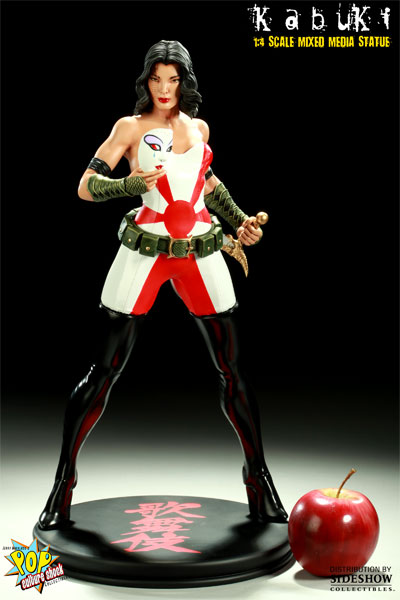 Kabuki Mixed Media Statue by PCS LIMITED EDITION