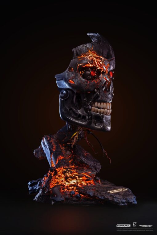 TERMINATOR 2 BATTLE DAMAGED T-800 ART MASK - EXCLUSIVE EDITION - Image 4