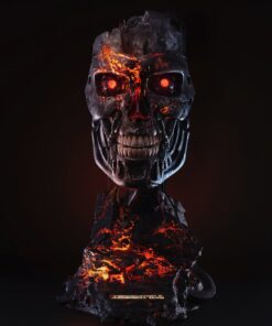TERMINATOR 2 BATTLE DAMAGED T-800 ART MASK - EXCLUSIVE EDITION