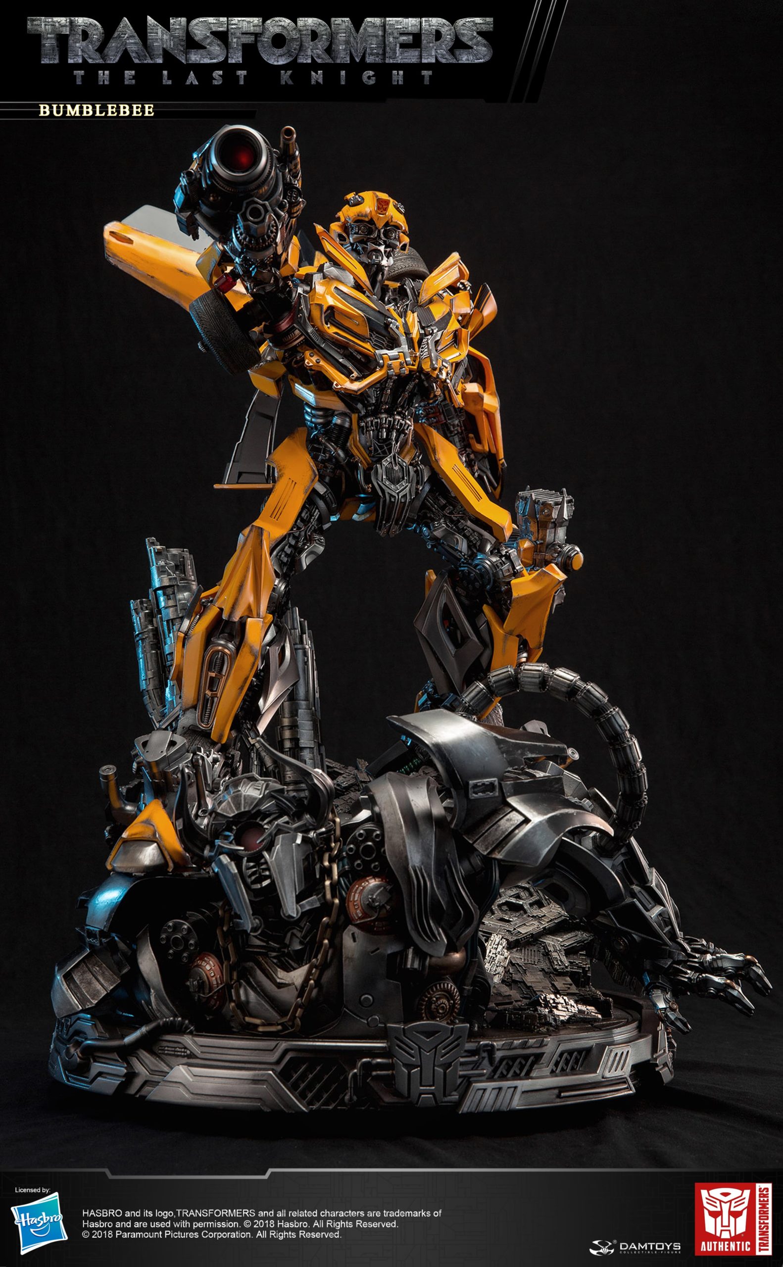 TRANSFORMERS – THE LAST KNIGHT – BUMBLEBEE LIGHT-UP STATUE (CS013) - Image 3