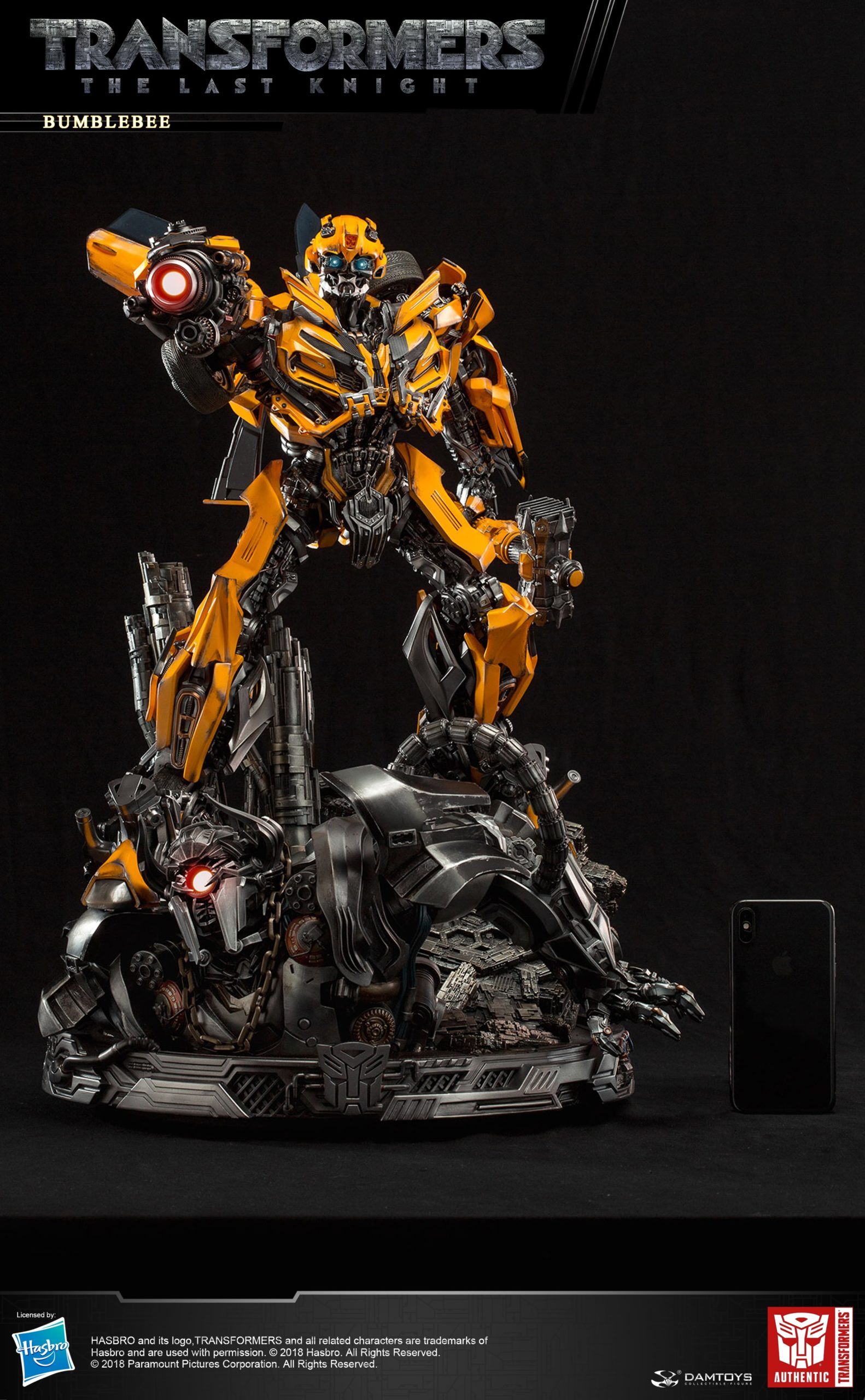 TRANSFORMERS – THE LAST KNIGHT – BUMBLEBEE LIGHT-UP STATUE (CS013)