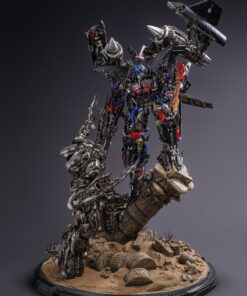 JETPOWER OPTIMUS PRIME VS MEGATRON STATUE BY QUEEN STUDIOS (Displayed in Store) - Image 11
