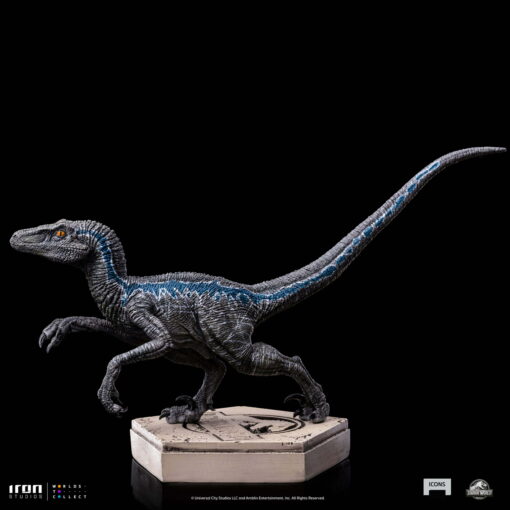 VELOCIRAPTOR BLUE JURASSIC WORLD - IRON STUDIOS - Image 8