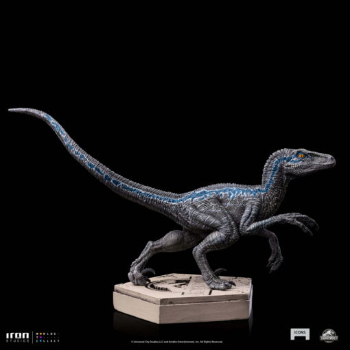 VELOCIRAPTOR BLUE JURASSIC WORLD - IRON STUDIOS - Image 10