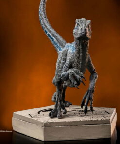 VELOCIRAPTOR BLUE JURASSIC WORLD - IRON STUDIOS - Image 4