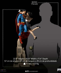 Alternative view of SUPERMAN AND LOIS LANE DC COMICS 1/6 DIORAMA SCALE - IRON STUDIOS
