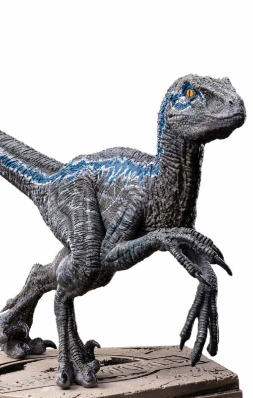 VELOCIRAPTOR BLUE JURASSIC WORLD - IRON STUDIOS - Image 13