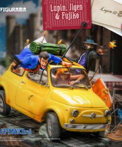 LUPIN THE 3RD - LUPIN, JIGEN, & FUJIKO ELITE DIORAMA STATUE BY FIGURAMA COLLECTORS - Displayed piece