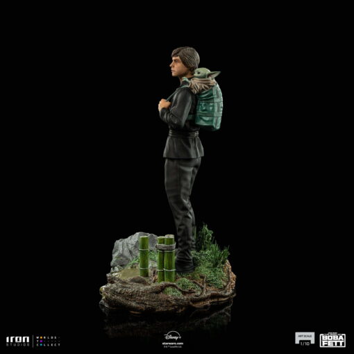 LUKE SKYWALKER AND GROGU TRAINING BOOK OF BOBA FETT 1/10 SCALE STATUE BY IRON STUDIO - Image 10