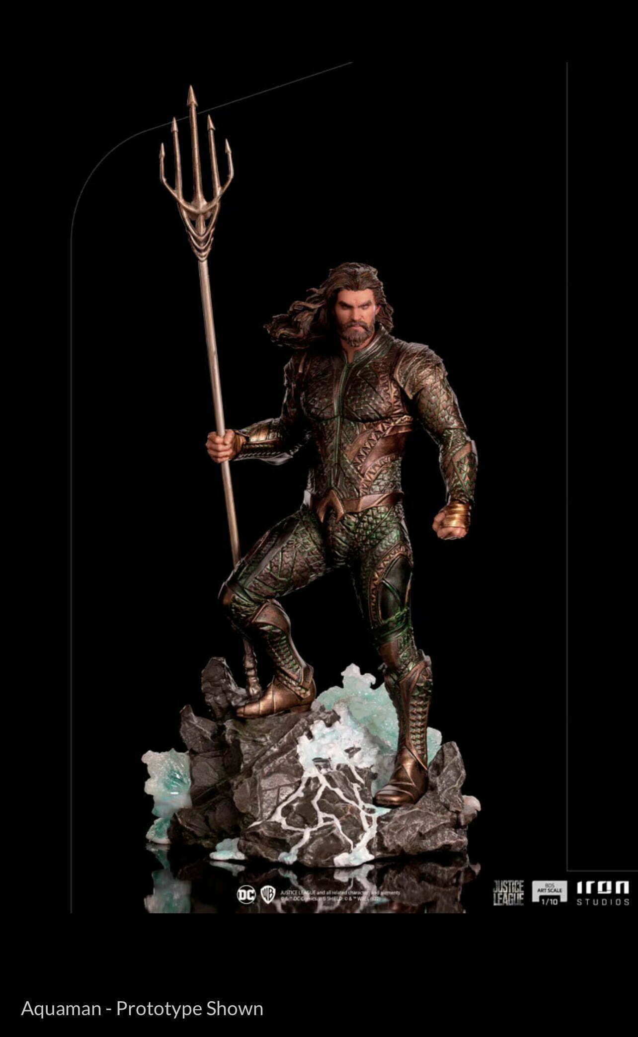 Aquaman 1:10 Scale Statue by Iron Studios Zack Snyder's Justice League - BDS Art Scale - Image 3