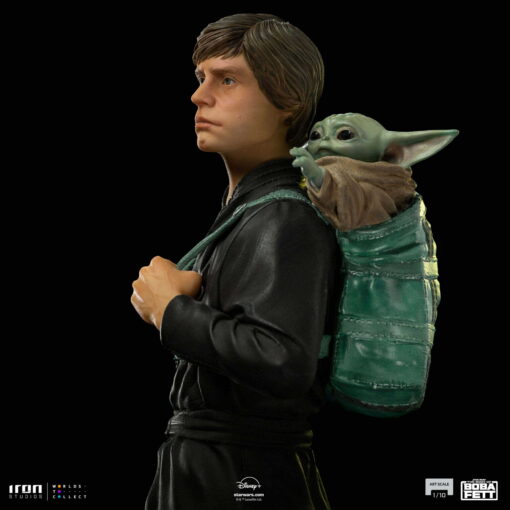 LUKE SKYWALKER AND GROGU TRAINING BOOK OF BOBA FETT 1/10 SCALE STATUE BY IRON STUDIO - Image 16