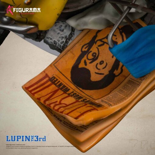 LUPIN THE 3RD - LUPIN, JIGEN, & FUJIKO ELITE DIORAMA STATUE BY FIGURAMA COLLECTORS - Displayed piece - Image 15