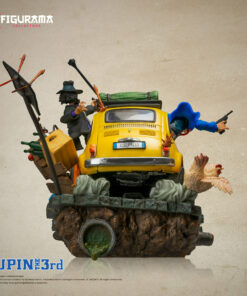 LUPIN THE 3RD - LUPIN, JIGEN, & FUJIKO ELITE DIORAMA STATUE BY FIGURAMA COLLECTORS - Displayed piece - Image 6