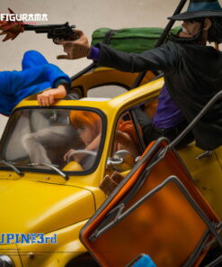 LUPIN THE 3RD - LUPIN, JIGEN, & FUJIKO ELITE DIORAMA STATUE BY FIGURAMA COLLECTORS - Displayed piece - Image 8