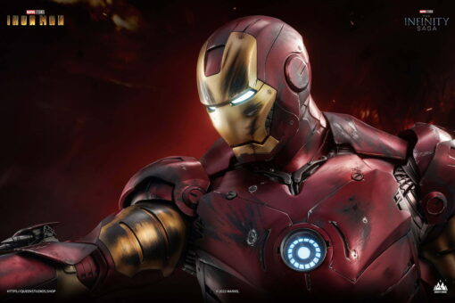 Queen Studios Iron Man Mark 3 1/2 StatueBattle Damaged Edition - Image 11