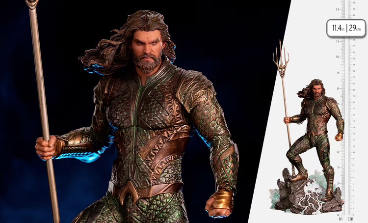 Aquaman 1:10 Scale Statue by Iron Studios Zack Snyder's Justice League - BDS Art Scale - Image 2