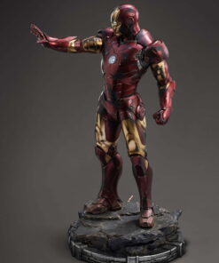 Queen Studios Iron Man Mark 3 1/2 StatueBattle Damaged Edition - Image 4