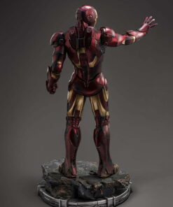 Queen Studios Iron Man Mark 3 1/2 StatueBattle Damaged Edition - Image 5
