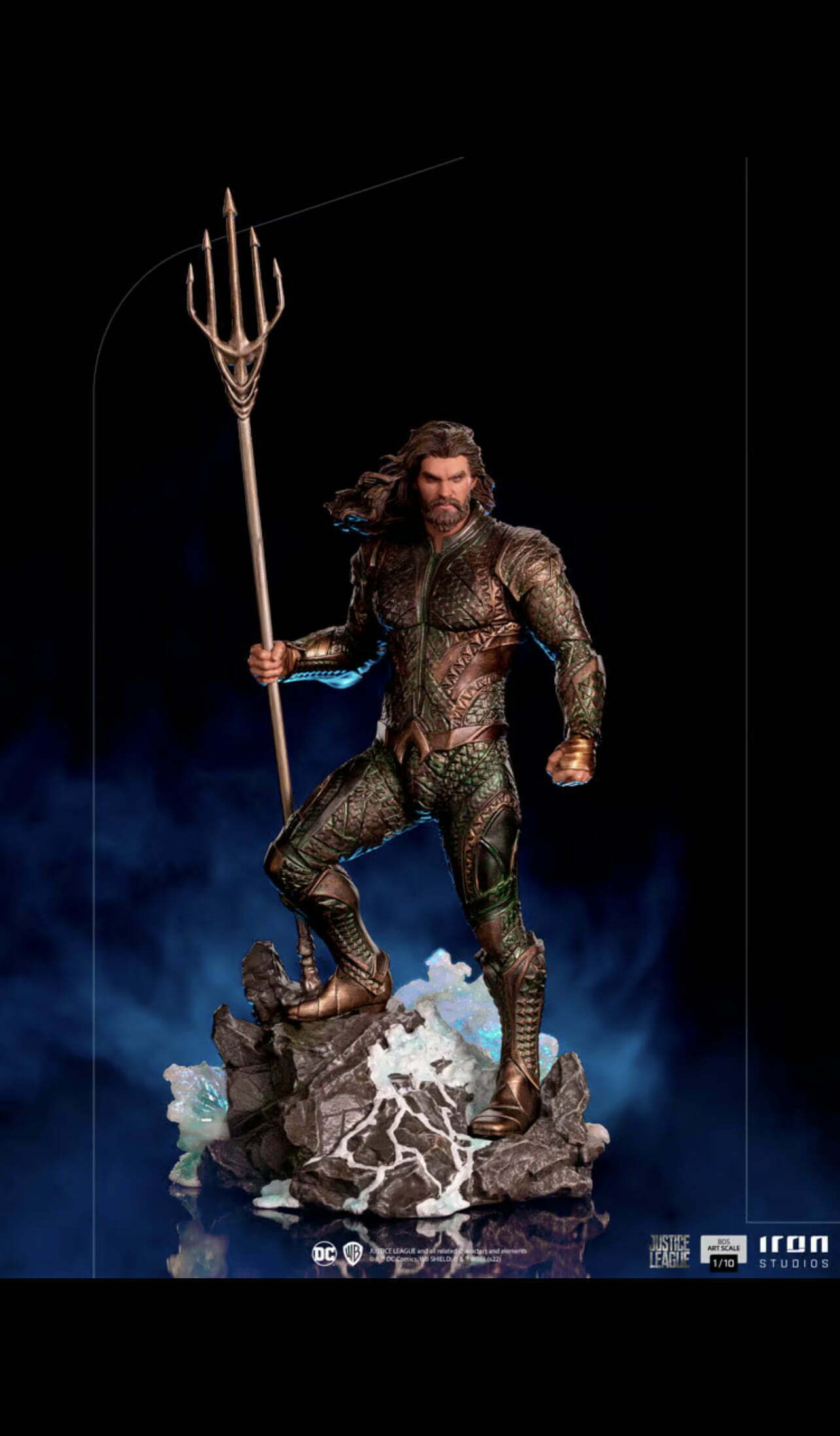 Aquaman 1:10 Scale Statue by Iron Studios Zack Snyder's Justice League - BDS Art Scale