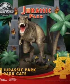 Beast Kingdom DS-088 Jurassic Park Gate Diorama Stage