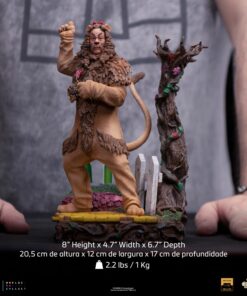 Alternative view of COWARDLY LION DELUXE WIZARD OF OZ. 1/10 SCALE STATUE BY IRON STUDIOS