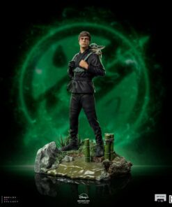 LUKE SKYWALKER AND GROGU TRAINING BOOK OF BOBA FETT 1/10 SCALE STATUE BY IRON STUDIO