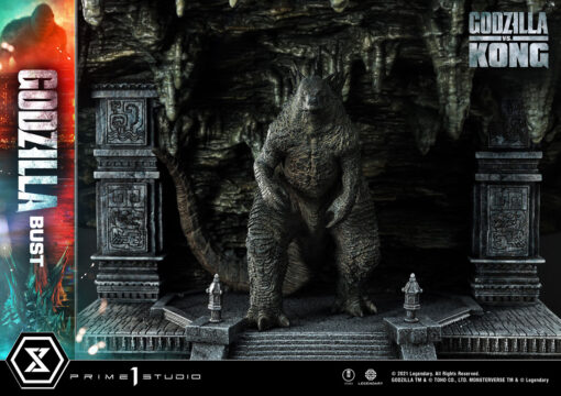 Godzilla vs Kong: Godzilla Bust Bonus Version By Prime 1 Studio - Image 14