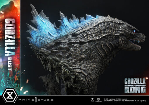 Godzilla vs Kong: Godzilla Bust Bonus Version By Prime 1 Studio - Image 9