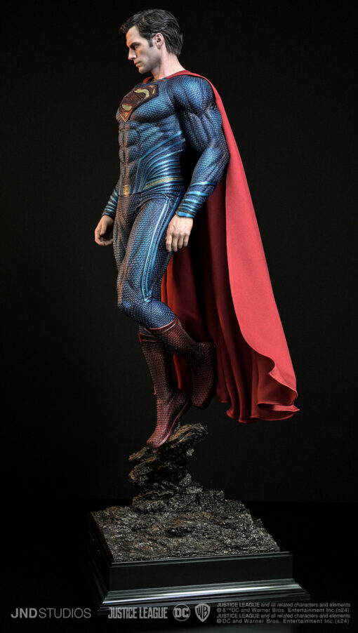 SUPERMAN (HENRY CAVILL) BLUE AND RED SUIT 1/3 SCALE STATUE + BUST BY JND STUDIOS - Image 4