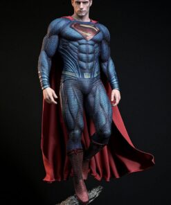 SUPERMAN (HENRY CAVILL) BLUE AND RED SUIT 1/3 SCALE STATUE + BUST BY JND STUDIOS