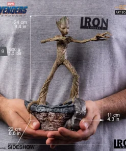 Alternative view of Groot 1:10 Scale Statue by Iron studios
