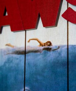 Alternative view of Jaws 1975 Woodarts 3D Wall Hanging BY DOCTOR COLLECTOR
