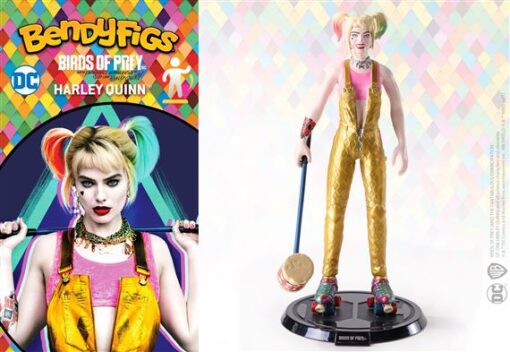 Harley Quinn Birds of Prey Bendyfig with Mallet - Image 3