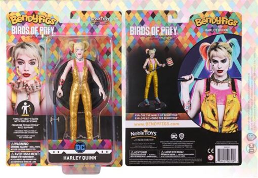 Harley Quinn Birds of Prey Bendyfig with Mallet