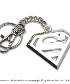 Superman 5cm Stainless Steel Logo Keychain - Image 2