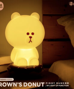 Alternative view of LINE FRIENDS Series BROWN's Donut Piggy Bank w/ Light Up Function