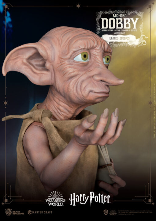 Harry Potter and the Chamber of Secrets Master Craft Dobby By Beast Kingdom - Image 8
