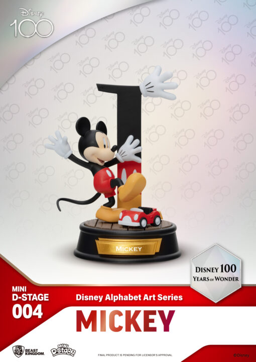 MDS-004 Disney 100 Years of Wonder-Disney Alphabet Art Series Set By Beast kingdom - Image 6