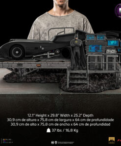Alternative view of Statue Batmobile Deluxe - The Flash Movie - Art Scale 1/10 - Iron Studios